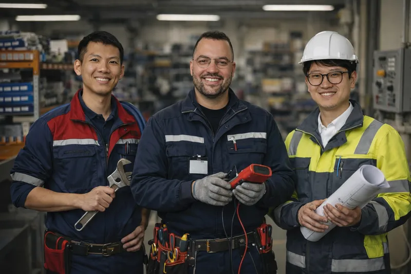 Handwerker bei der Arbeit – Fachkräfte für dein Unternehmen | EquiptR®